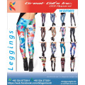 Leggings de gimnasia para mujer / medias de moda por sublimación